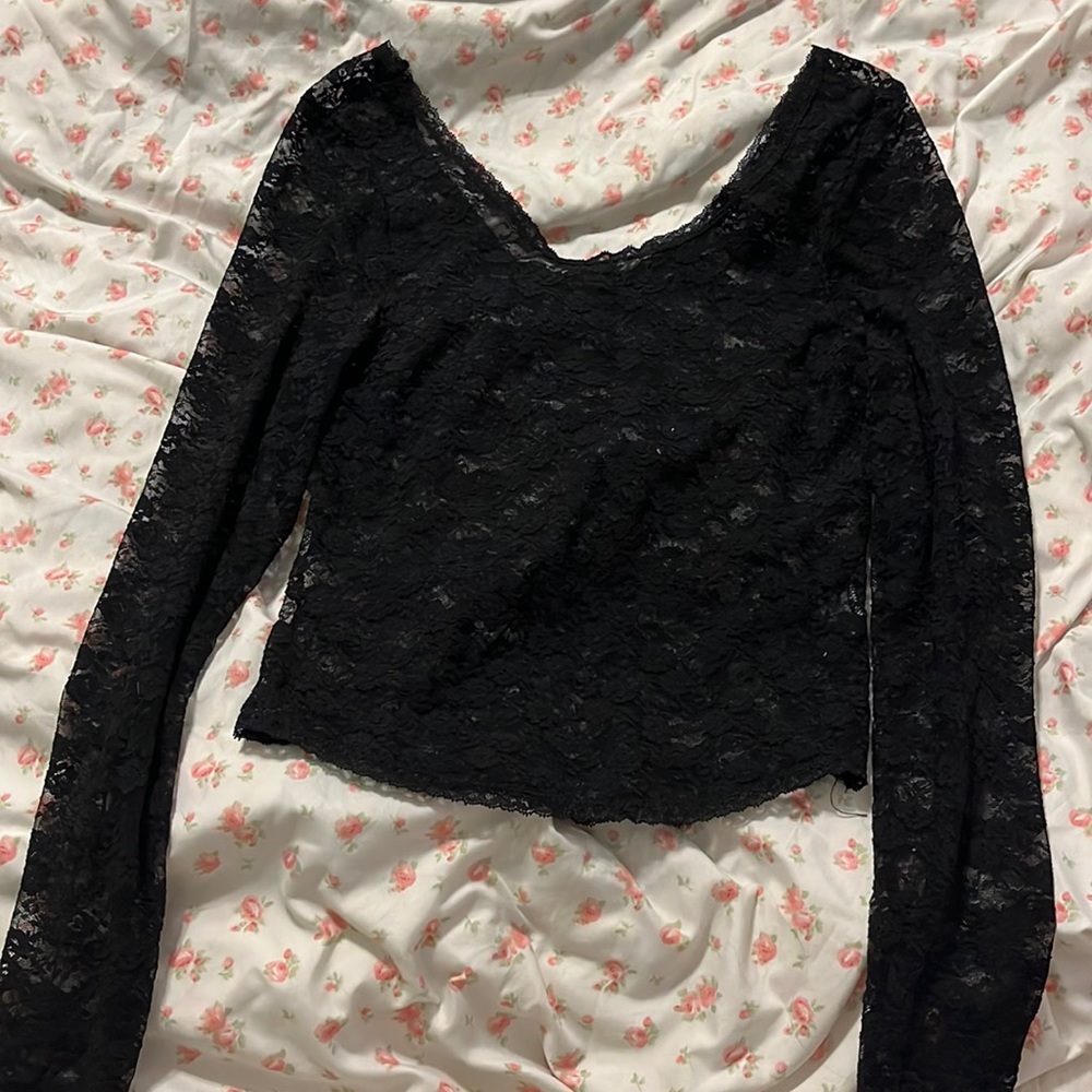 j. galt long sleeve lace top